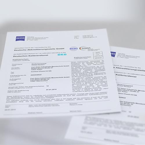 DAkkS-Kalibrierdienstleistung f&uuml;r Pr&uuml;fk&ouml;rper METROTOM-Check Produktbild