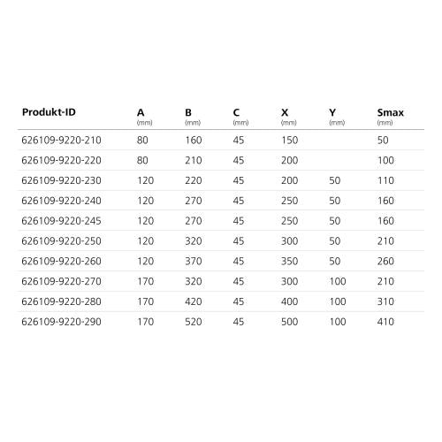 OmniFix  Messtechniker Schraubstock 80 x 210 mm, Edelstahl Produktbild IMT Front 1 View L