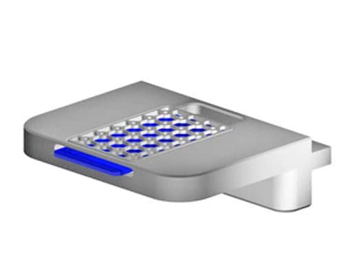 &Uuml;bungswerkst&uuml;ck - Lochblech Produktbild