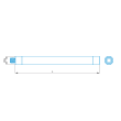 Extension M3 XXT-DG5-L50-1x-M3 XXT product photo