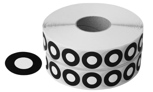 Reference Markers 12.0 mm, non-coded, white, light adhesive strength, 5000 piece product photo