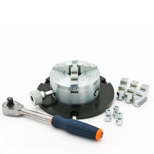 OmniFix three-jaw chuck DIN 6350 for rotary table application &Oslash;125 mm product photo