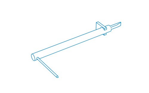 Hybrid styli offset vertical