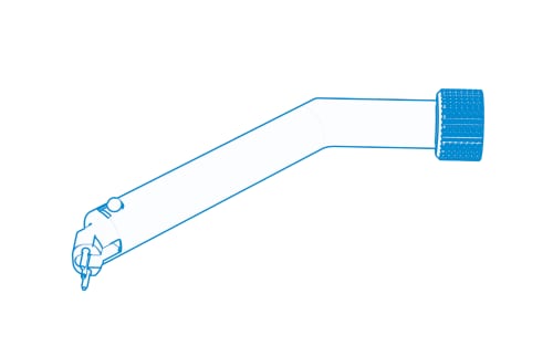Skidless surface finish angled