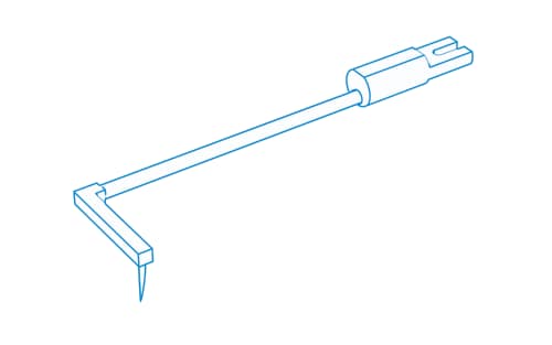 Offset one sided 12&deg; angular