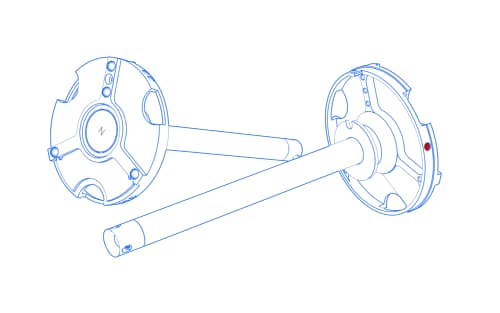 Wechselteller VAST XXT TL4 mit integrierter Tellerverl&auml;ngerung und Aufnahme f&uuml;r Drehelemente