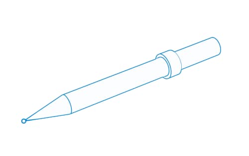 Contour ball styli