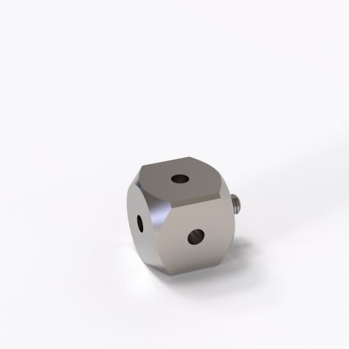 Cube, M5 Titanium 20 mm product photo Back View L