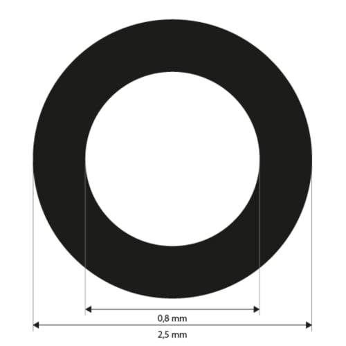 Reference Markers 0.8 mm, white, non-coded, medium adhesive strength, 3000 piece product photo