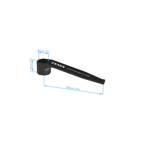 Hold down spring - self locking, lenght 36mm, 2 pieces product photo Back View L