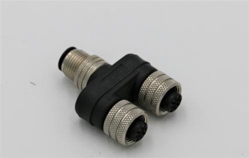 Double connector M12 product photo