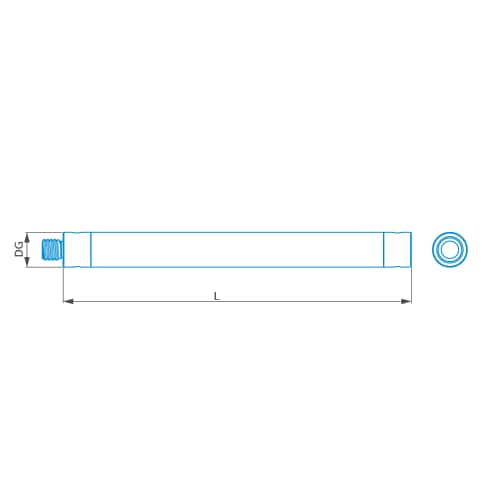 Extension M3 XXT-DG5-L150-1x-M3 XXT - Extension Ø5, ZEISS REACH