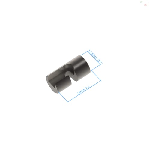 Lock for Bolt - AF25, 10 pieces product photo Back View L