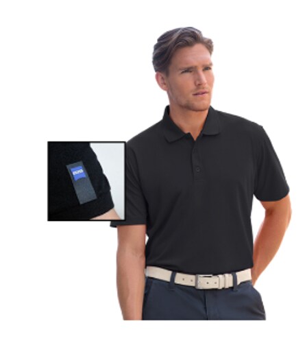 Men's Performance Polo Shirt black XL product photo Front View L