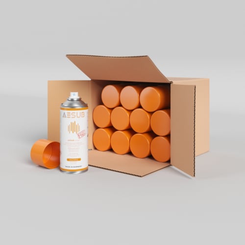 AESUB Orange, 1 case (12 cans), vanishing, Scanning time approx. 4-8 h product photo