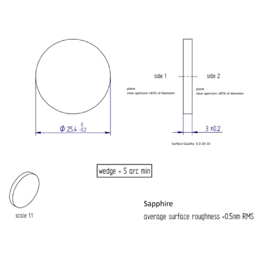 Roughness flat ZRF-1 Set product photo Side View L