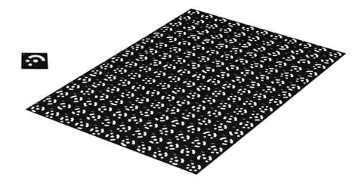 Reference Markers 0.8 mm, coded 8-427, white, medium adhesive strength product photo