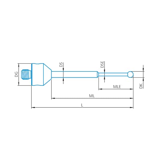 Stylus stepped M5, DK14 L53 product photo Front View L