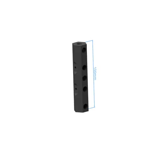 Extension for Reference frame - 100mm product photo Side View L