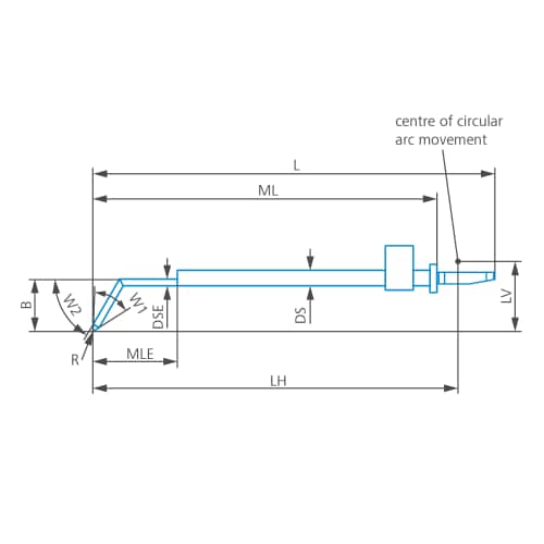 Stylus/Roughness ML=61, MLE=15, B=9.5, DSE=1.2, W1=55&deg; product photo