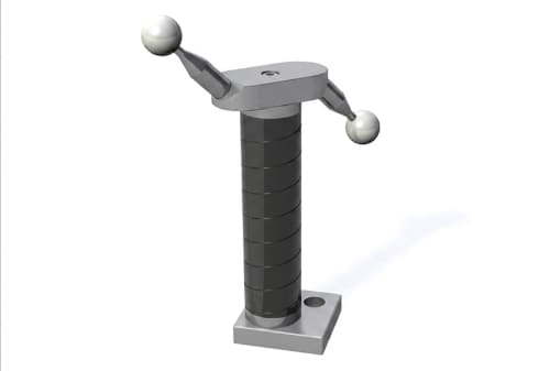 Double holder with reference spheres, ThermoFit L200 product photo