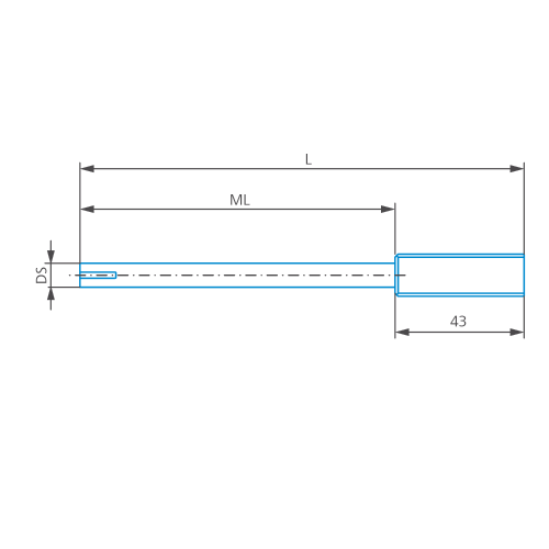High rigid stylus arm/Contour ML=126.5, DS=8 product photo