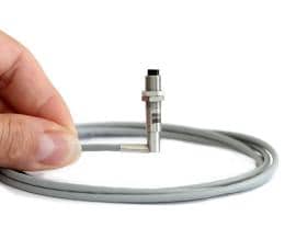 Temperature sensor (mini), angled, open cable end product photo