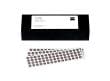 Reference Markers 1.5 mm, white, non-coded, light adhesive strength, 3000 piece product photo Back View S