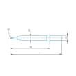 Sphere stylus/Contour d=3, L=34, ML=26, DK=0.7 product photo