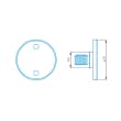 Adapter, M5 for ball disk product photo