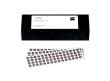 Reference Markers 1.5 mm, white, non-coded, medium adhesive strength, 3000 piece product photo Back View S