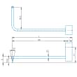 Stylus arm/Contour ML=58, MLE=25, B=12 product photo