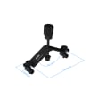Clamp bracket for V-Block 120&deg; product photo Back View S