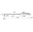 Stylus/Roughness ML=62, MLE=40.7, B=1.7, DSE=1.2 product photo Back View S