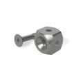 Cube with cone and countersink product photo